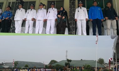 Upacara Peringatan HUT RI di Kecamatan Sukalarang Berlangsung Khidmat