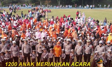 1200 Anak Meriahkan Gebyar Polisi Sahabat Anak Bersama Satlantas Polresta Bogor Kota