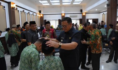 Pelepasan Kafilah Kota Sukabumi untuk PORSADIN ke-8 Tingkat Jawa Barat 2024