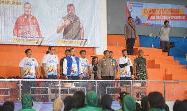 Turnamen Bola Voli Wali Kota Sukabumi Cup Resmi Dibuka
