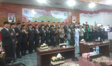 25 Anggota DPRD Kabupaten Kaur di Lantik Untuk Masa Bakti 2024-2029