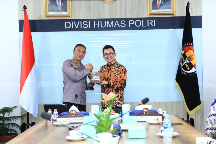 Tingakatkan Sinergitas, Humas Polri Gelar Audensi dengan LAN