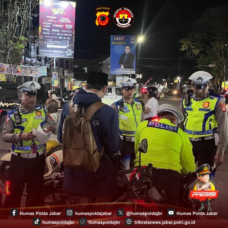 Ciptakan Situasi Kamtibmas Yang Kondusif, Polres Garut Gelar Patroli KRYD