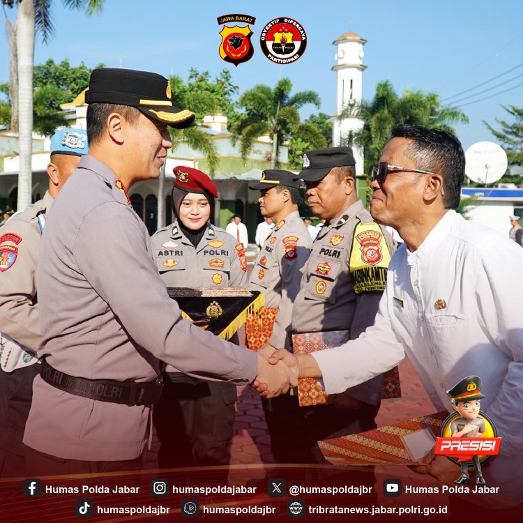 Puluhan Personil dan Masyarakat Dapat Penghargaan Dari Kapolresta Bandung