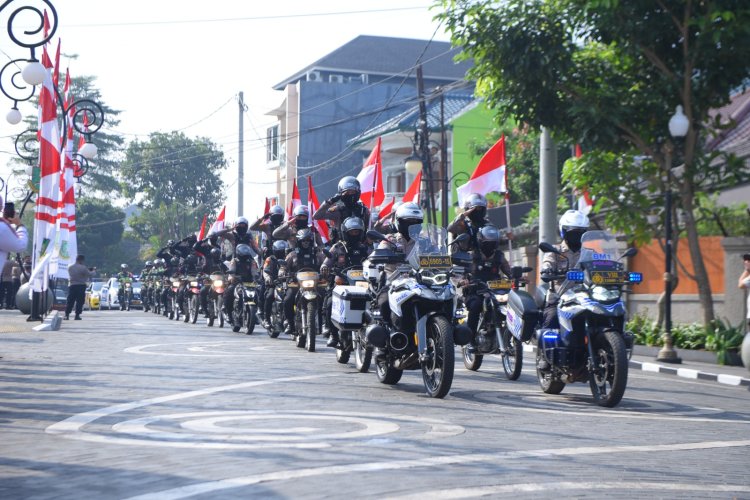 Polres Sukabumi Kota Bersama Pemkot Sukabumi Gelar Simulasi Sistem Pengamanan Kota Jelang Pilkada 2024