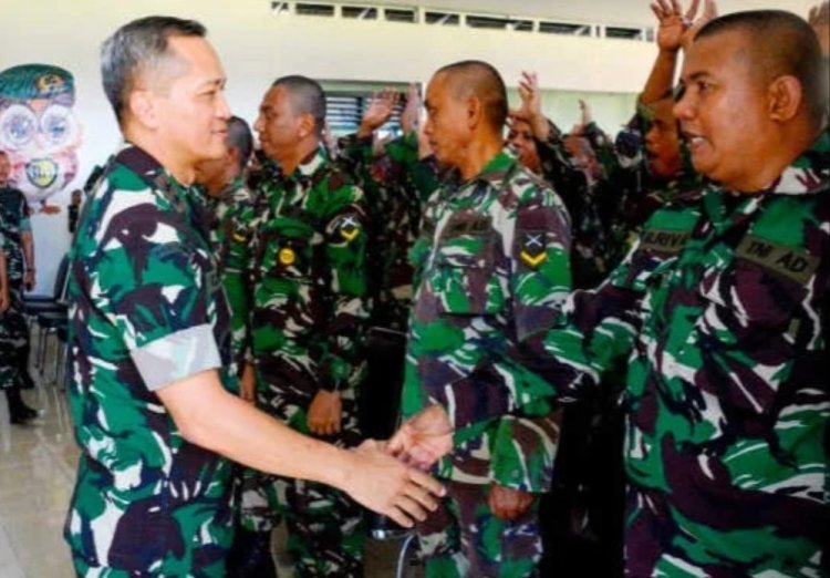 Pangdam XIII/Merdeka Mayjen TNI Candra Wijaya, Mengunjungi Siswa Secaba Regsus di Amurang