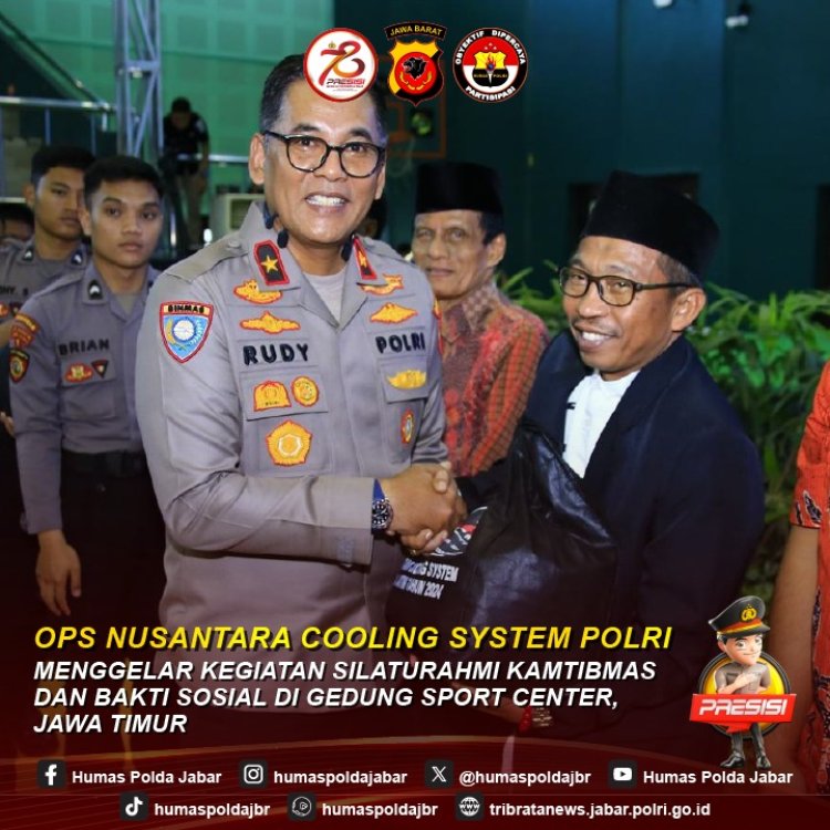 Bagikan Ribuan Paket Sembako, Ops NCS Polri Bawa Pesan Pilkada Damai di Jawa Timur