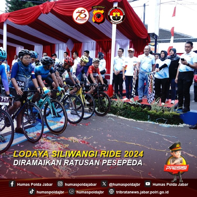 Lodaya Siliwangi Ride 2024 Diramaikan Ratusan Pesepeda