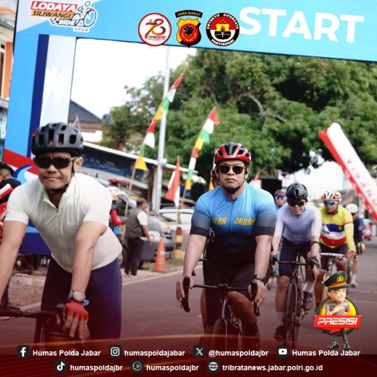 Lodaya Siliwangi Ride 2024 Diramaikan Ratusan Pesepeda