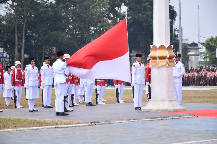 Upacara Peringatan HUT Kemerdekaan Republik Indonesia ke 79 Tahun 2024, Berjalan Khidmat