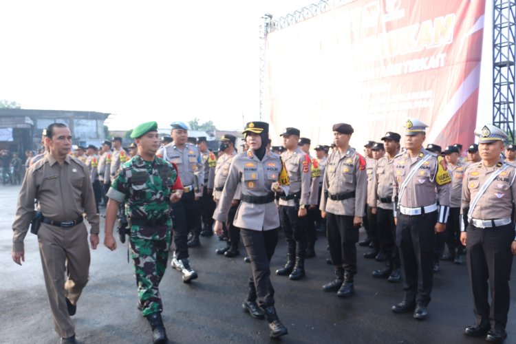 Sinergitas TNI-Polri dalam Pengamanan Pilkada Serentak 2024 Kota Sukabumi