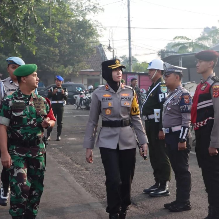 Amankan Pilkada Serentak, Polres Sukabumi Kota Terjunkan 490 Personil