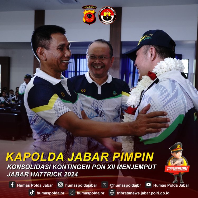 Kapolda Jabar Pimpin Konsolidasi Kontingen PON XII Menjemput Jabar Hattrick 2024