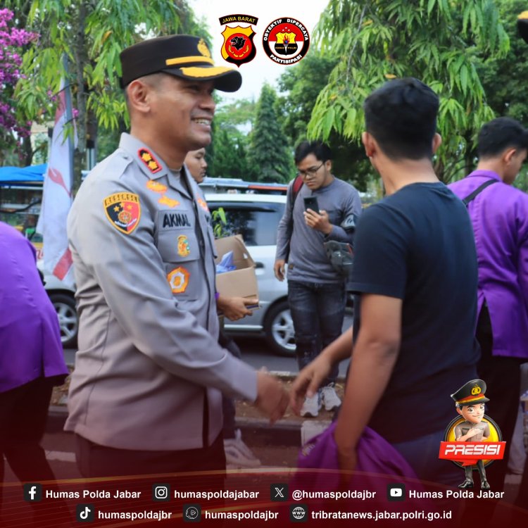 Humanis, Polres Ciamis Beri Pengamanan Aksi Mahasiswa Ciamis Raya