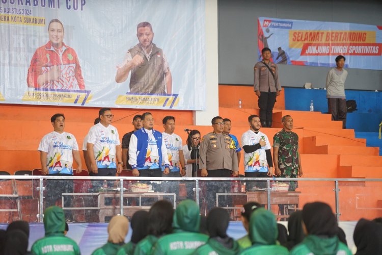 Turnamen Bola Voli Wali Kota Sukabumi Cup Resmi Dibuka