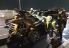 Kecelakaan Maut di Tol Makassar, Mobil Owner Pallubasa Serigala Hancur, Dua Nyawa Melayang