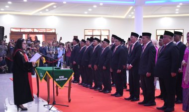 Pengucapan Sumpah Janji DPRD Kota Sukabumi 2024-2029 Untuk Wujudkan Komitmen Lebih Baik