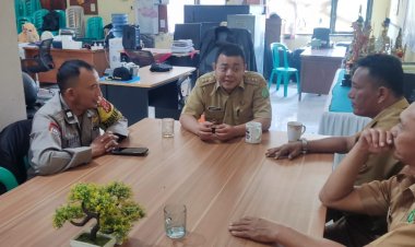 Efektifkan Lintas Sektoral, Bhabinkamtibmas Polsek Baros Tingkatkan Silaturahmi