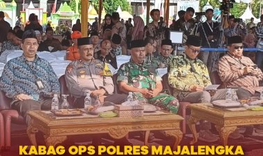 Kabag Ops Polres Majalengka,Hadiri Penutupan MTQ 2024 di Kabupaten Majalengka