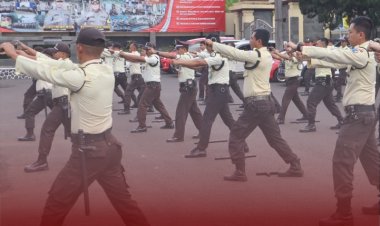 Tingkatkan Kemampuan,Polres Ciamis Berikan Pelatihan Kepada Anggota Satpam  Jelang Pilkada 2024