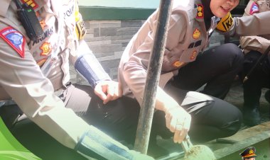 Jelang Hari Lalulintas Ke-69, Polisi Bangun Sumur Bor Buat Warga