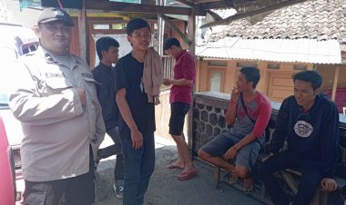 Pastikan Keamanan Warga Tetap Kondusif,Polsek Kebonpedes  Gelar Patroli  Biru