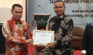 Dikbud Kabupaten Kaur Raih Penghargaan AKS (Angka  Kesiapan Sekolah) Terbaik Se-Provinsi Bengkulu