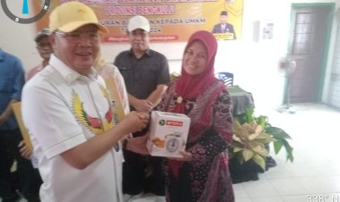 Dinas Koperasi dan UMKM Provinsi Bengkulu Salurkan Progam di Kabupaten Kaur