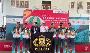 Atlet Polri Sumbang 99 Medali di PON XXI Sumut