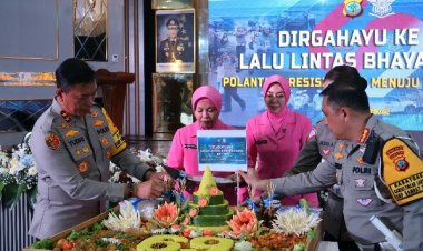 Polda Sulut Gelar Syukuran Hari Lalu Lintas Bhayangkara ke-69
