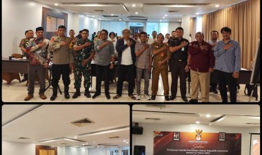 Sukseskan Pemilu 2024, Pasiops Kodim 0818 Hadiri Sosialisasi Kampanye dari KPU Malang