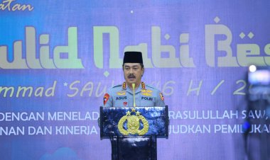 Mabes Polri Gelar Peringatan Maulid Nabi Muhammad SAW, Ajak Personel Ikuti Jejak Teladan
