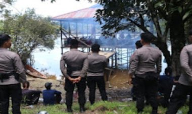 Polres Kapuas Hulu Jaga Pengamanan Kampanye Bupati dengan Aman