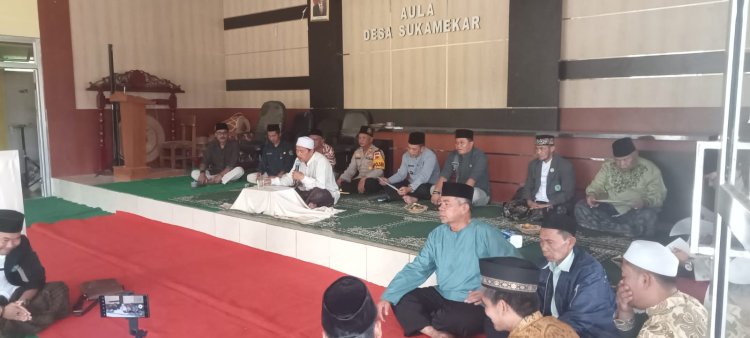 MUI Sukaraja Gelar Syahriahan Rutin Bulanan, di Balai Warga Desa  Sukamekar