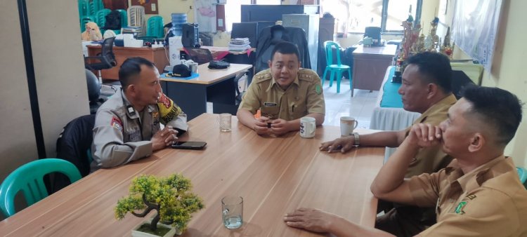 Efektifkan Lintas Sektoral, Bhabinkamtibmas Polsek Baros Tingkatkan Silaturahmi