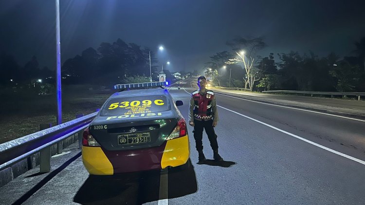 Antisipasi Kerawanan Malam Hari,Polsek Cisaat Gelar Patroli Quick Respon