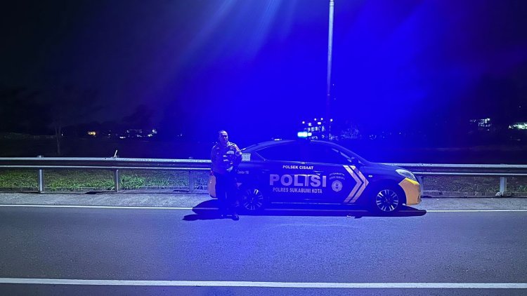 Antisipasi Kerawanan Malam Hari,Polsek Cisaat Gelar Patroli Quick Respon