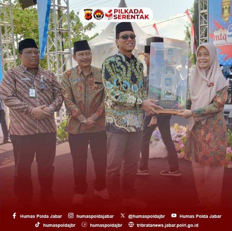 Kabag Ops Polres Majalengka,Hadiri Penutupan MTQ 2024 di Kabupaten Majalengka