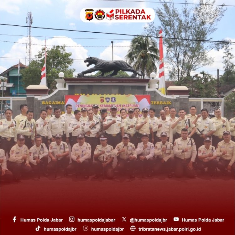 Tingkatkan Kemampuan,Polres Ciamis Berikan Pelatihan Kepada Anggota Satpam  Jelang Pilkada 2024