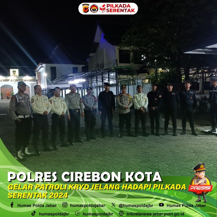 Polres Cirebon Kota Gelar Patroli KRYD Jelang Pilkada 2024