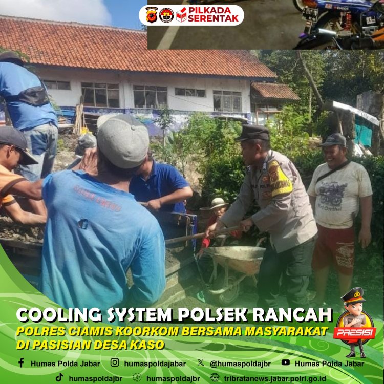 Cooling System , Polsek Rancah Laksanakan Sambang  Kepada Warga