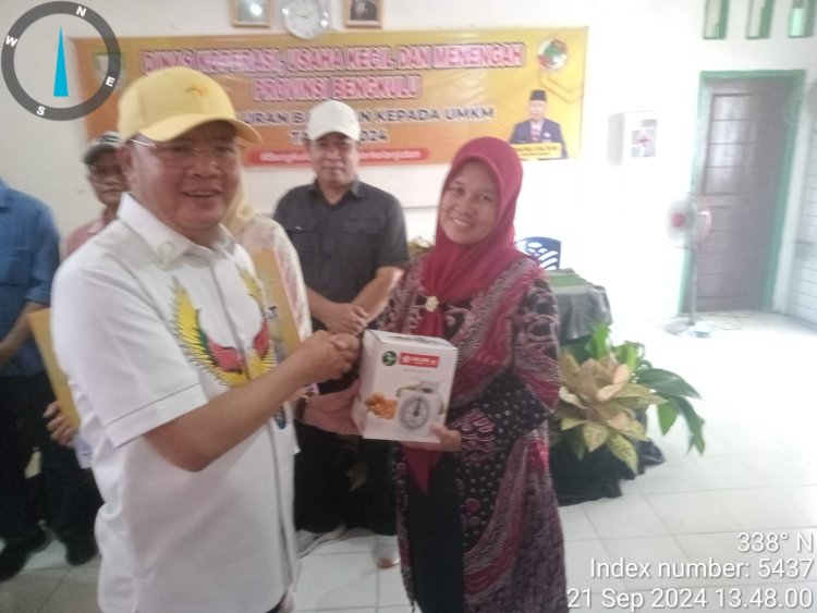 Dinas Koperasi dan UMKM Provinsi Bengkulu Salurkan Progam di Kabupaten Kaur