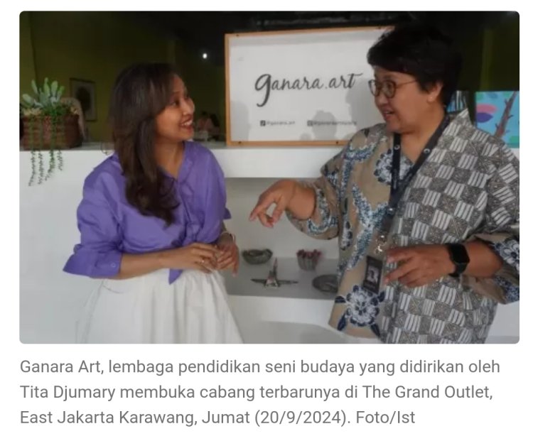 Info Bagi Pecinta Seni dan Kebudayaan, Kini Ganara Art Space Hadir di Karawang