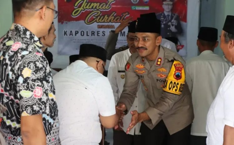 Kapolres Demak Silaturahmi dengan Warga Desa Kebonagung