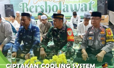 Ciptakan Cooling System, Bhabinkamtibmas Polsek Gunung Jati Hadiri Pengajian