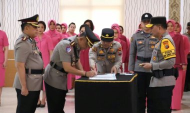 Sertijab 4 PJU dan 1 Kapolres di Polda Sulut, ini Daftarnya
