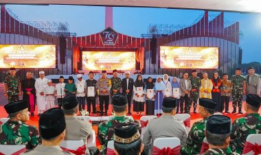 Kapolri Hadiri Doa Bersama Lintas Agama Perayaan HUT ke-79 TNI