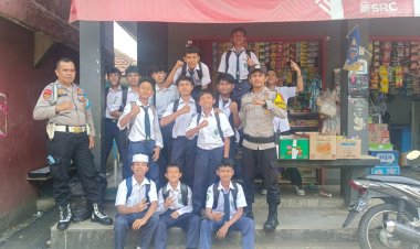 Cegah Aksi Tawuran,Polsek Kebonpedes Gelar Patroli dan Berikan Himbauan Kepada Pelajar