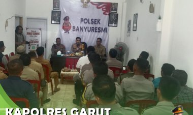 Kapolres Garut Kunjungi Polsek Jajaran,Tekankan Netralitas Anggota Dalam Pilkada 2024