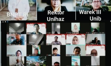 UNIB dan UNIHAZ Sukses Gelar Sosialisasi Jurnalis Kebangsaan Mahasiswa BNPT 2024